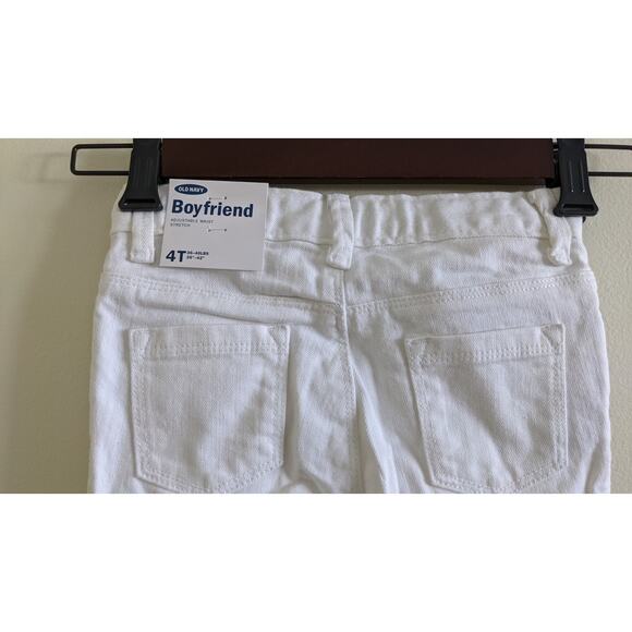 ON Girls Boyfriend White Jeans Sz4T - Picture 5 of 6